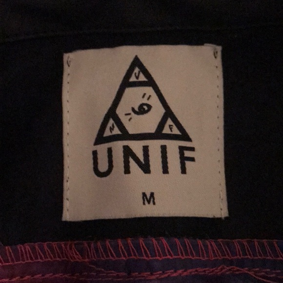 UNIF Prism Rainbow Button Down Blouse [NWT] - Picture 2 of 4